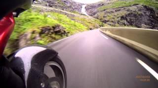 Trollstigen on Aprilia ETV 1000 Caponord (up)