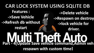 [MTA] Car Lock System Part - 4[MTA SCRIPTING][Tutorial]