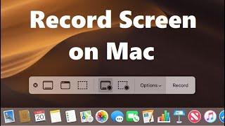 How to Screen Record With Audio on MacBook!