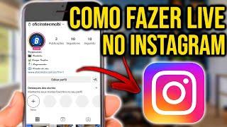 Como fazer lives no Instagram com poucos seguidores