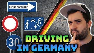 HOW TO DRIVE IN GERMANY!  One-Way Street RULES Explained