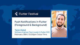 Push Notifications in Flutter (Foreground & Background) ( Tarek Alabd )