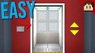 Minecraft Bedrock: Easy REALISTIC ELEVATOR Tutorial! 1.21