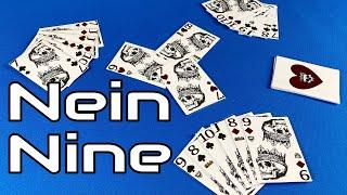 How to Play Nein Nine | a NEW feisty card game for 3 Players