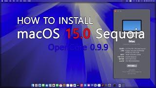 [Hackintosh/해킨토시] How to Install macOS Sequoia 15.0 Beta 24A5264n on PC | 맥OS 15.0 세쿼이아 클린 설치