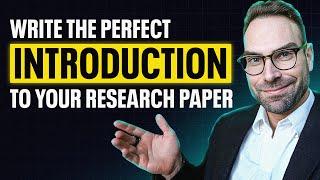 How To Write The Perfect Introduction To Your Research Paper (Prof. David Stuckler)