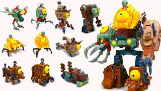 Plants VS Zombies Garden Warfare2 Five Mecha Combo MechaZombie Big Boss Transformation