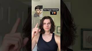 Eren Yeager Hairstyle Tutorial ️ #hairstyle #erenyeager #erenjaeger #hair #manbun #longhair