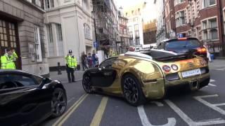 GOLD Bugatti Veyron GETS STOPPED BY POLICE !