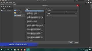 How To Create a Project in Altium 20