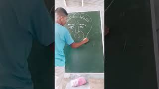 jai Bajarang // easy drawing #draw #bajarangbali_status #shortsvideo