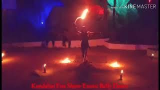 Fire Tribal Dance Arabic Sword Vera Kundalini.  Waterfall Party