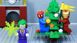 [Brick Creation #26] Lego Ironman Building A Xmas Tree