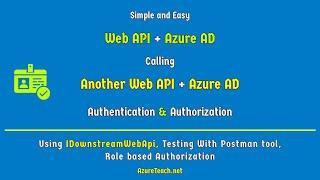 Web Api Calling Web Api Azure AD(Active Directory) Authentication and Authorization