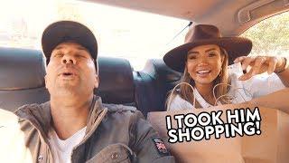 Husband and wife shopping day