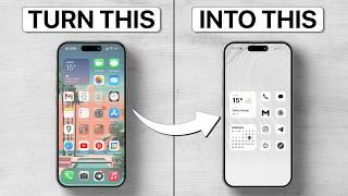 Clean & Minimalist iPhone Setup for Productivity and Aesthetics (iOS 17 & iOS 18)