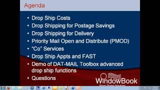 Drop Ship Advanced™ Services -  Window Book