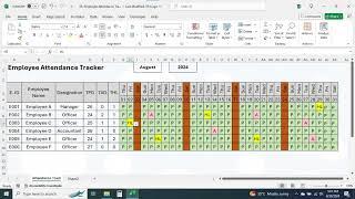 How to Make Employee Attendance Sheet in Excel | Step by Step Guide