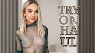 Transparent Fishnet Haul | No Bra | Transparent Try On Haul | See Through Lingerie | Try On Haul