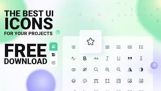 Trendy icons for your projects / Free Download