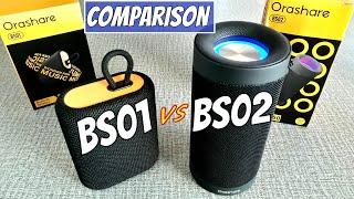 BS01 VS BS02  Mitsushi Orashare Speaker Comparison