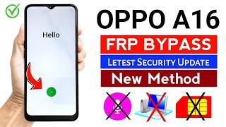 OPPO A16 : Gmail Account/ FRP Bypass - Latest Security Update (Without Pc) Leptop @minddisk