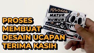 Membuat desain ucapan matur nuwun