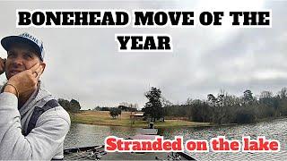 BONEHEAD move of 2025 (Stranded on the Lake)