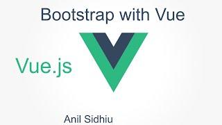 Vue js tutorial for beginners #23 add bootstrap