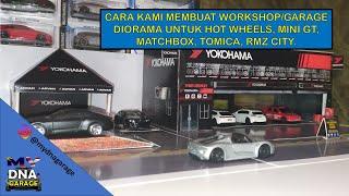 Workshop / Garage Diorama 1:64 for Hot Wheels, Matchbox and Mini Gt. - Speedstar Diorama