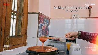 Making tomato ketchup at home!|| NANI KI RASOI|