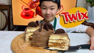 ТОРТ “TWIX”. НЕВЕРОЯТНО ВКУСНЫЙ!