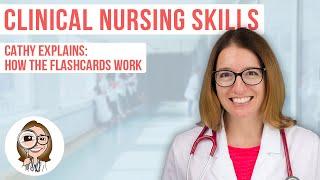 Cathy Explains How The Flashcards Work: Clinical Nursing Skills | @LevelUpRN