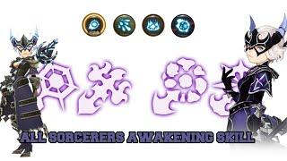 All Sorcerer Awakening Skill LvL 120 Dragon Nest M #AKMJ Gaming