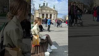 Lviv.Lviv walking tour.Lviv strolling street.On weekend to Lviv.Lviv city.Ukraine.Львів.Львів 2023