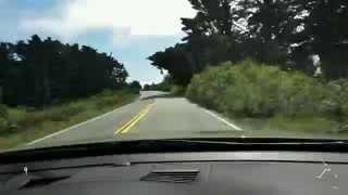 Highway 35, Tunitas Creek; Drive Down to the Coast in  San Mateo County