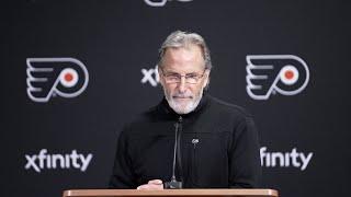 12/19 PHI vs. LAK Postgame: John Tortorella