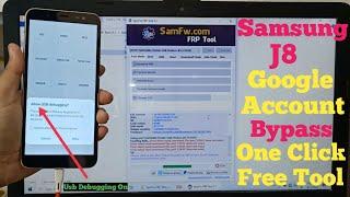 Samsung j8 google account frp bypass One Click 2022 Free Tool