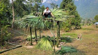 The process of building a new house with bamboo is environmentally friendly for a single mother.