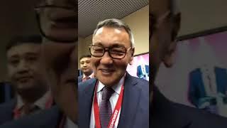 Исмат Хушев -Москва. AIBA Congress  in Moscow Gafur Rakhimov and Ismat Khushev 2018 November 3