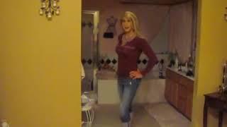 heidi crossdresser capri jeans and heels