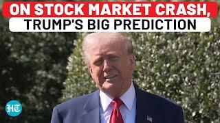 Trump's Big Prediction After Stock Market Crash, Amid Tariffs & Recession Fears| US Economy