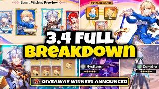 NEW UPDATE! EVERYTHING IN PATCH 3.4 FULLY LEAKED | Banners, Pulls, Free 5-star - Honkai: Star Rail