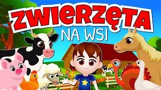 Kazio i ZWIERZĘTA NA WSI dla dzieci  Film edukacyjny | Bajka o zwierzętach na farmie