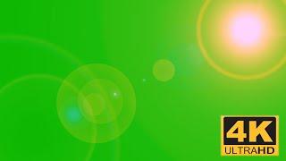 Free Green Screen Lens Flare  Animation 4K