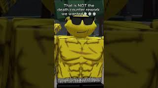 Bro released the wrong death counter #roblox #thestrongestbattlegrounds #memes #tsb #goofy #tsbg