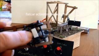 operating Crane and Wathertower H0 scale