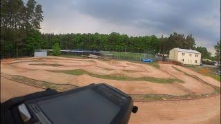 POV lap around MaxLand - RC Divoké Jelení with XRAY XB8E + close up on the suspension/tire movement