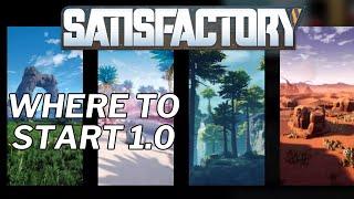 Let's talk about starting locations for Satisfactory 1.0