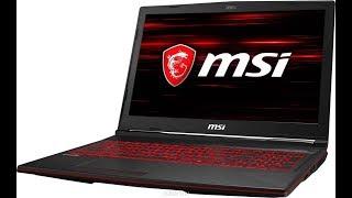 ОБЗОР НОУТБУКА MSI 15.6 GL63 8RD-465RU